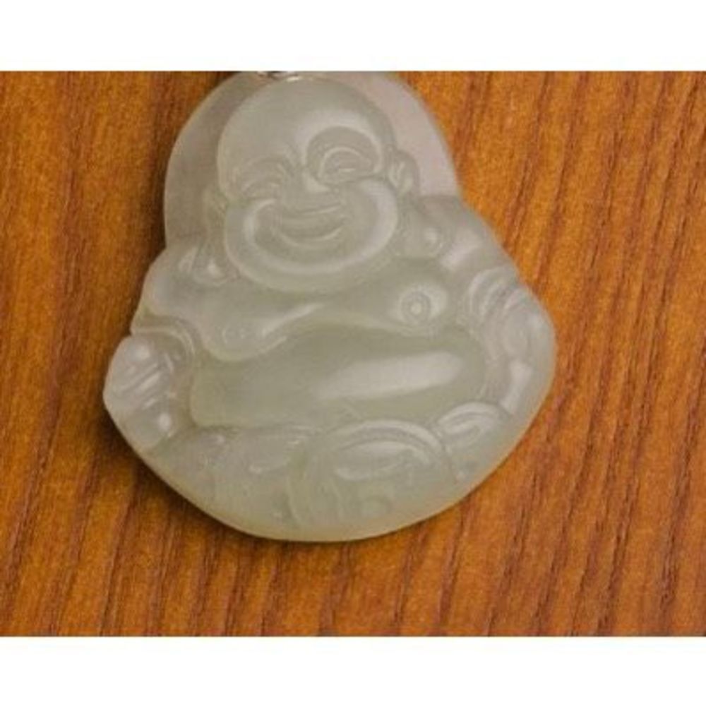 Jade Myanmar Burma Guanyin Buddha Pendant Jade Necklace Men and Women